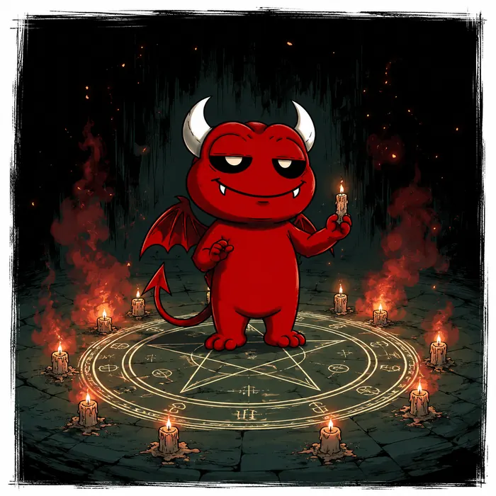 Summoned himself, for fun